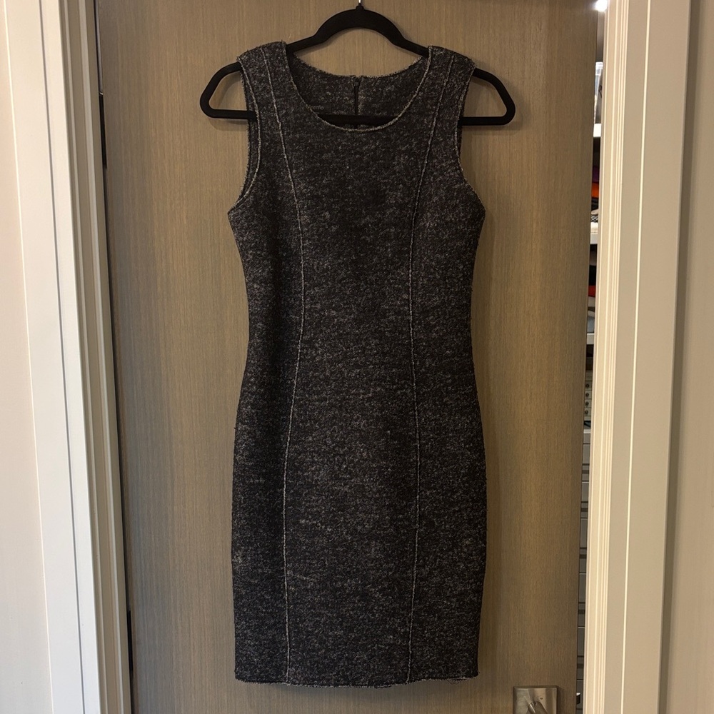 Teenflo Charcoal Sleeveless Midi Dress